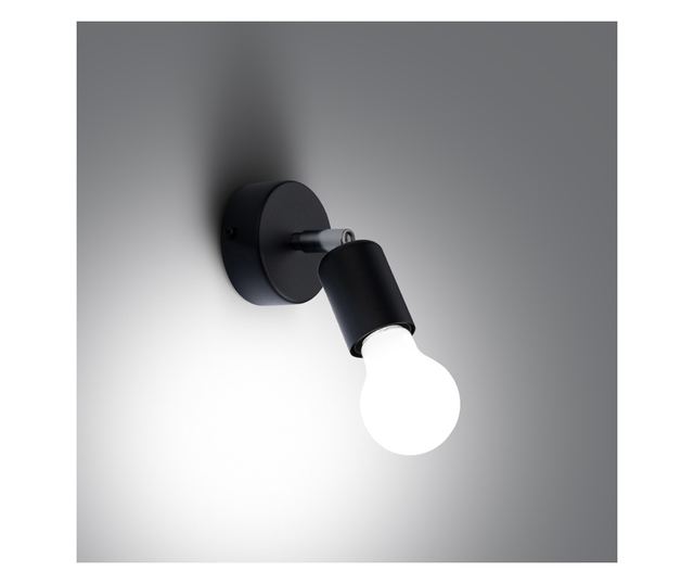Lampă de perete FORNES 1 negru