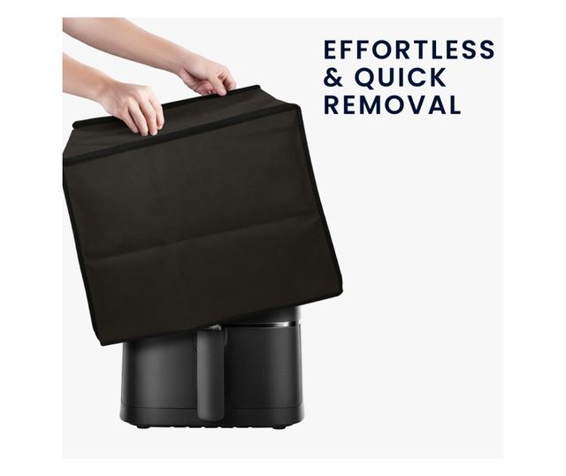 Husa de protectie Kwmobile pentru Cosori 5,5L XXL, Gri inchis, Plastic, KWM000023RL001C