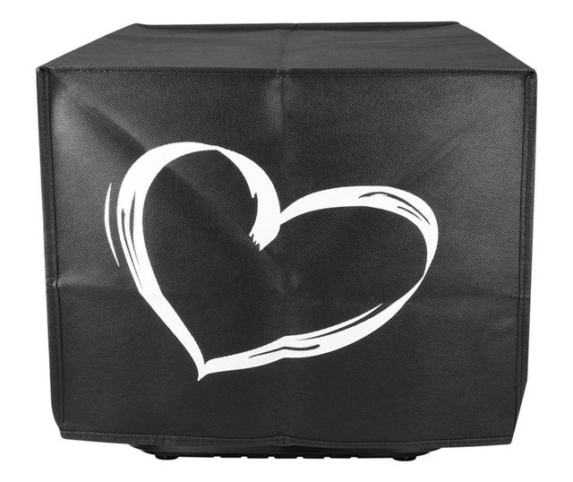 Husa de protectie Kwmobile pentru Cosori 5,5L XXL, Negru/Alb, Plastic, KWM000023RK001C