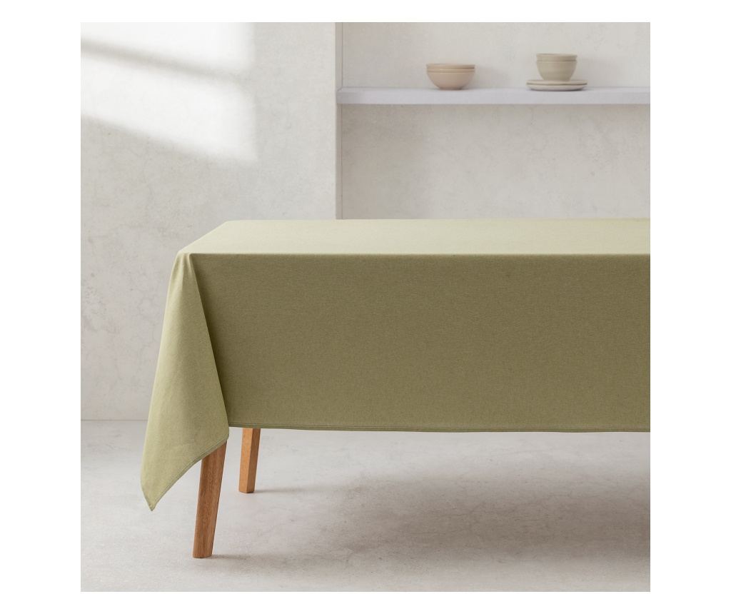 Nepogrešljiv prt odporen na madeže 100% bombaž - 140x240cm - Zelena - 2