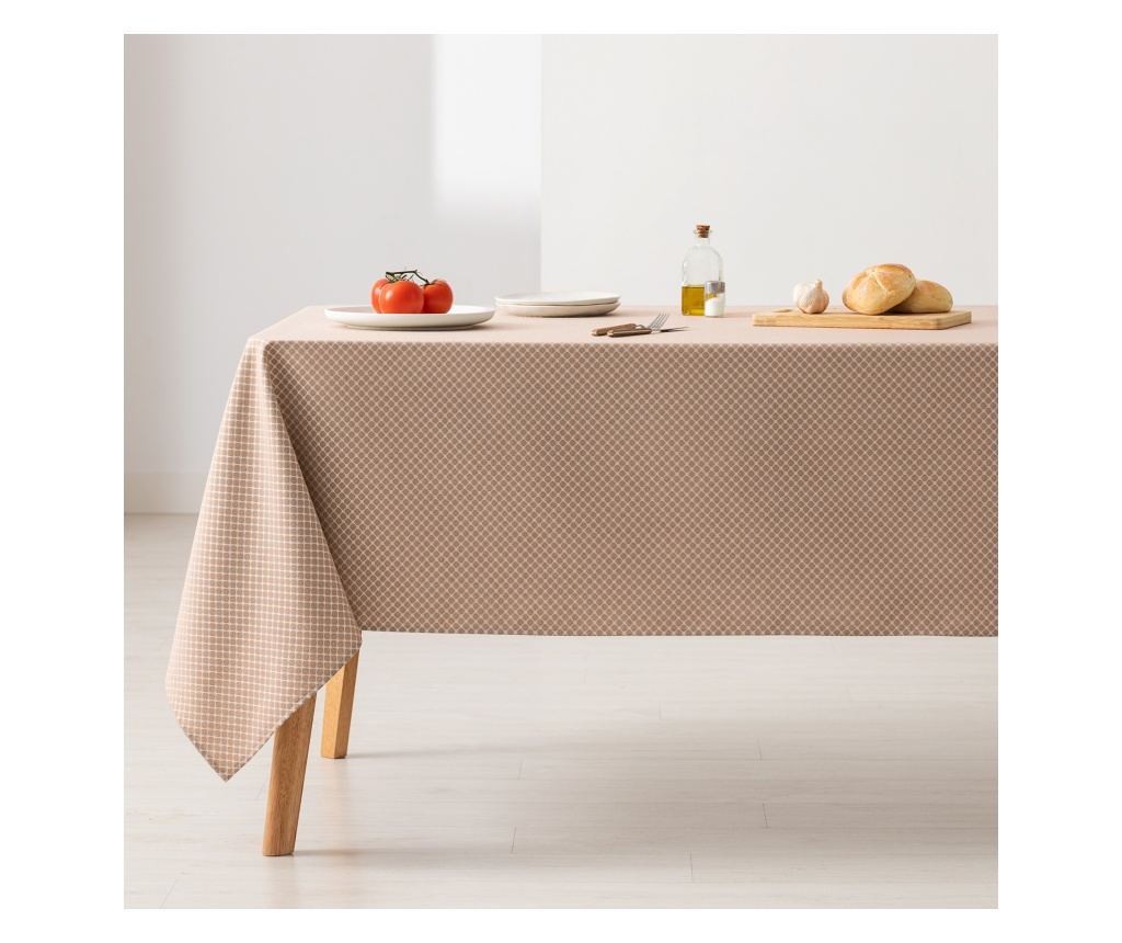 Prtom madežnim prtom LOSAN - 140x200cm - Taupe - 2