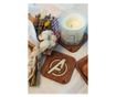 Set suporturi Personalizabil pentru pahare Avengers 9 cm x 9 cm - Patrat