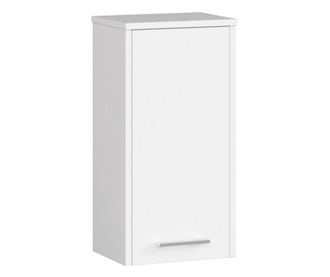 Dulap baie, suspendat, placa laminata, 2 rafturi, 1 usa, alb, 30x22.5x60 cm