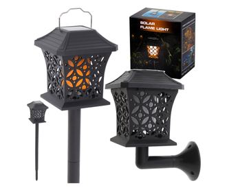 Lampa solara de exterior "COMBO" cu 12 LED-uri cu posibilitate de montaj la sol sau pe perete