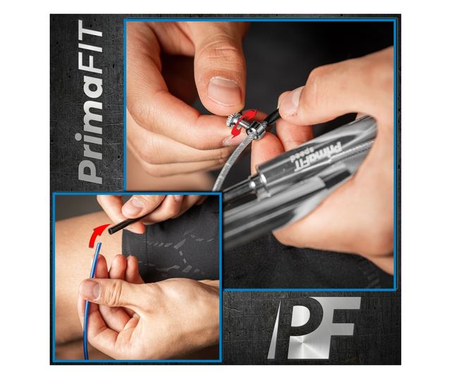 Бързо Въже за Скачане PrimaFIT Speed, Професионално, 3м Регулируемо, с ...