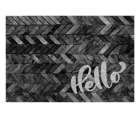 Chilai Home 877CHL1150 Πατάκι Εισόδου, 40x60 cm, PVC, Γκρι/Μαύρο