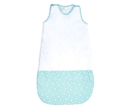 Sac de dormit 70 cm stelute turquoise