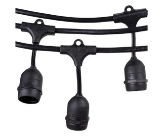 Ghirlanda Luminoasa 5M cu 10 Pendule, E27, IP65, Interconectabila