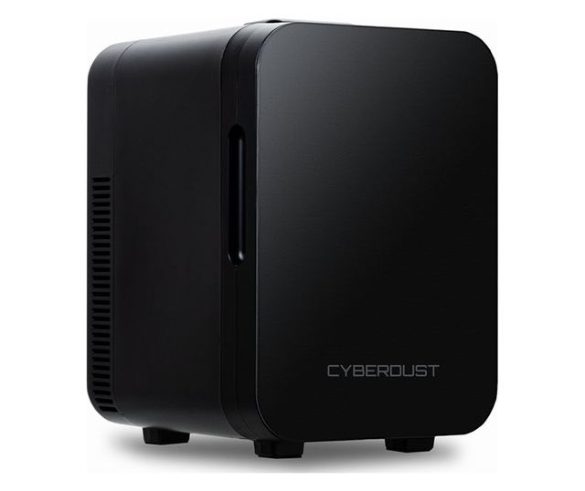Мини хладилник Ecocool CYBERDUST, Черен, 8L, Портативен, Термоелектрически, Поддържа Студено или Поддържа Топло, Идеален за Хран