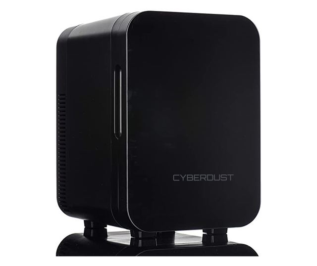 Мини хладилник Ecocool CYBERDUST, Черен, 8L, Портативен, Термоелектрически, Поддържа Студено или Поддържа Топло, Идеален за Хран