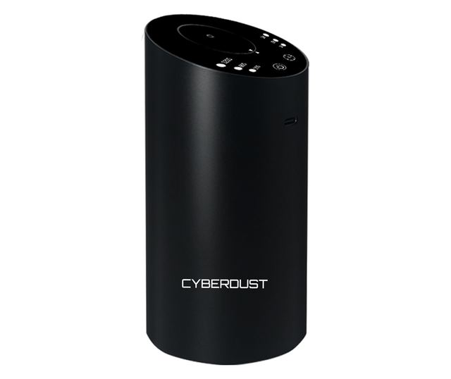 Дифузер за етерични масла CYBERDUST за автомобил, черен, технология за студен въздушен разпръскване, преносим, безшумен, безжиче