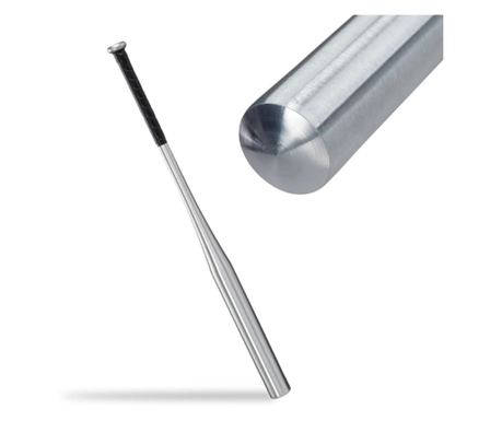 IdeallStore® baseball kij, aluminij, 80 cm, srebrn