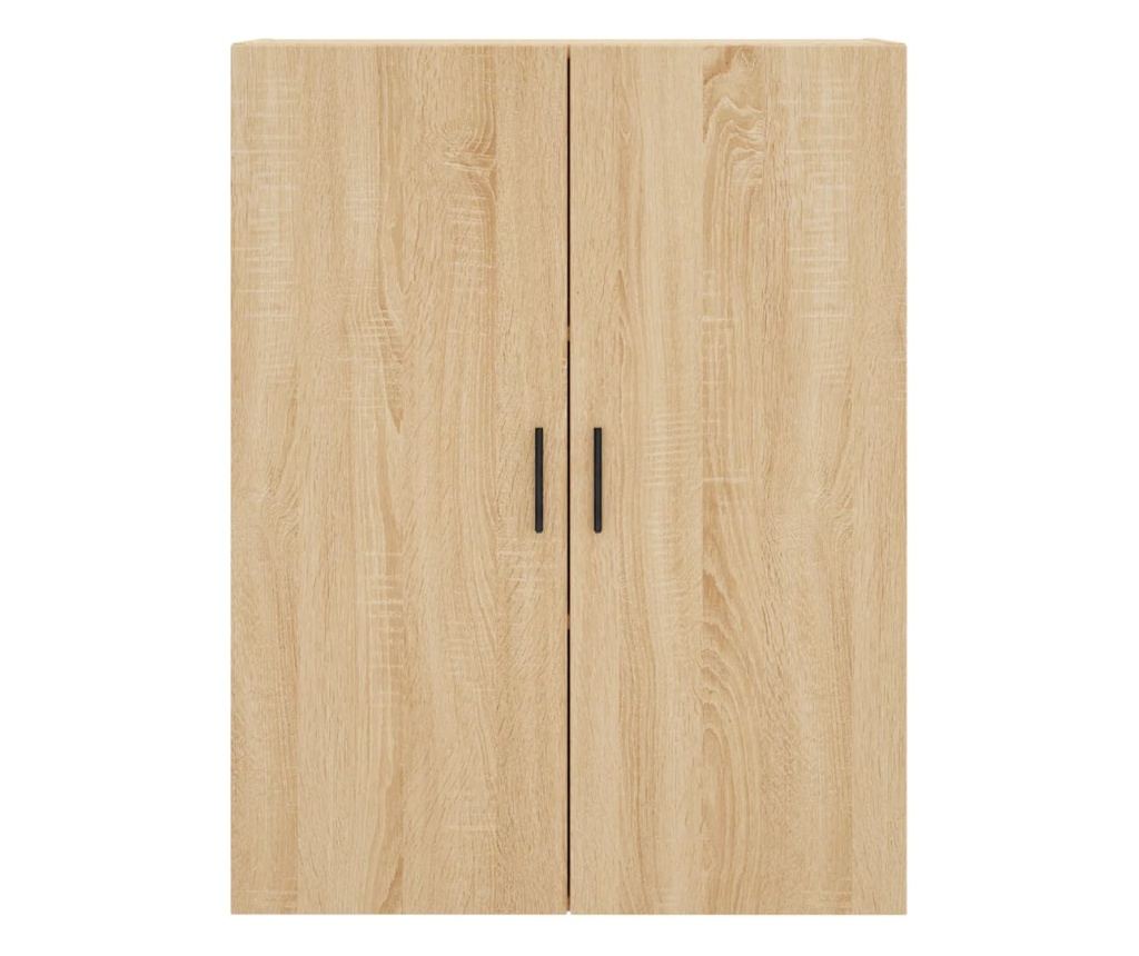 Visoka ormar, hrast sonoma, 69,5x34x180 cm, kompozitno drvo - 6