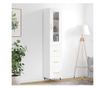 Visoka ormar, bijela, 34,5x34x180 cm, obrađeno drvo thumbnail 1
