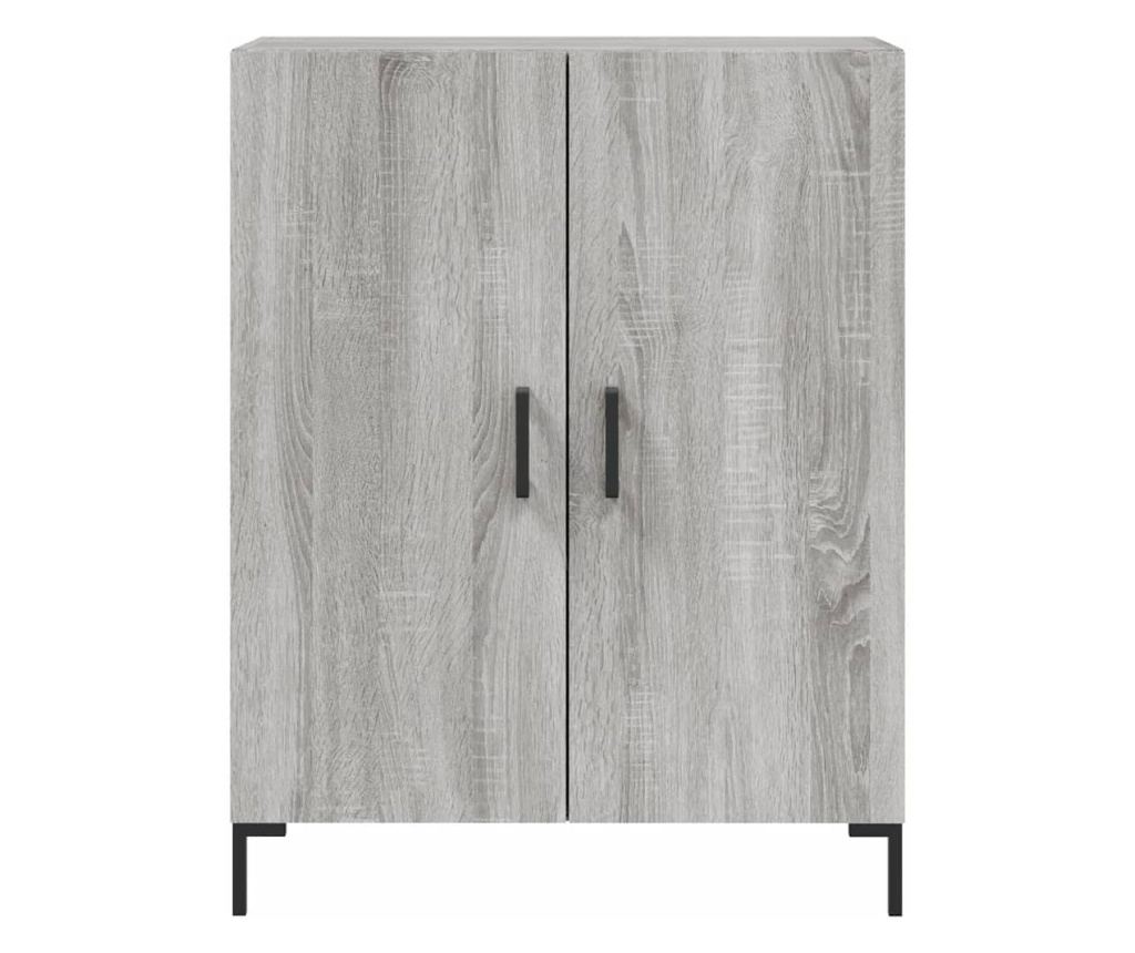 Visoka ormar, siva sonoma, 69,5x34x180 cm, kompozitno drvo - 8