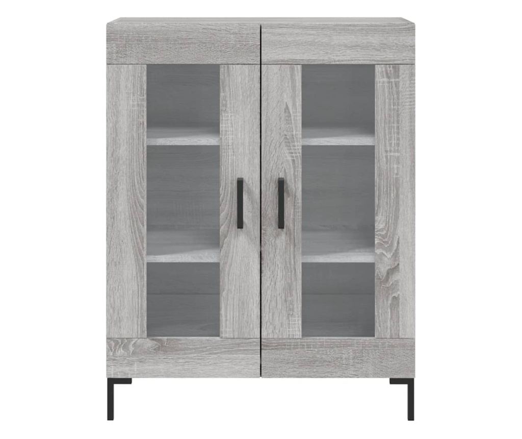 Visoka ormar, siva sonoma, 69,5x34x180 cm, kompozitno drvo - 8