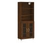Visoki ormar, smeđi hrast, 69,5x34x180 cm, kompozitno drvo thumbnail 2