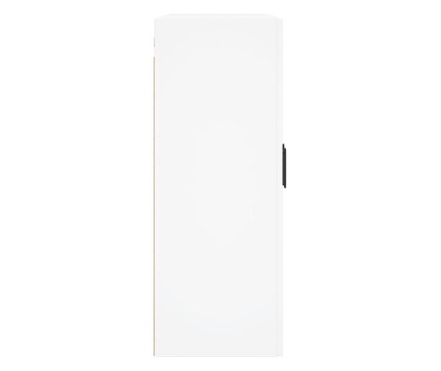 Стенни шкафове, 2 бр, бели, инженерно дърво