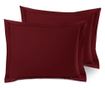 Комплект 2 калъфки за възглавница Kotonia Home Damask Satin DeLux - 100% памук, 50X70 см, бордо