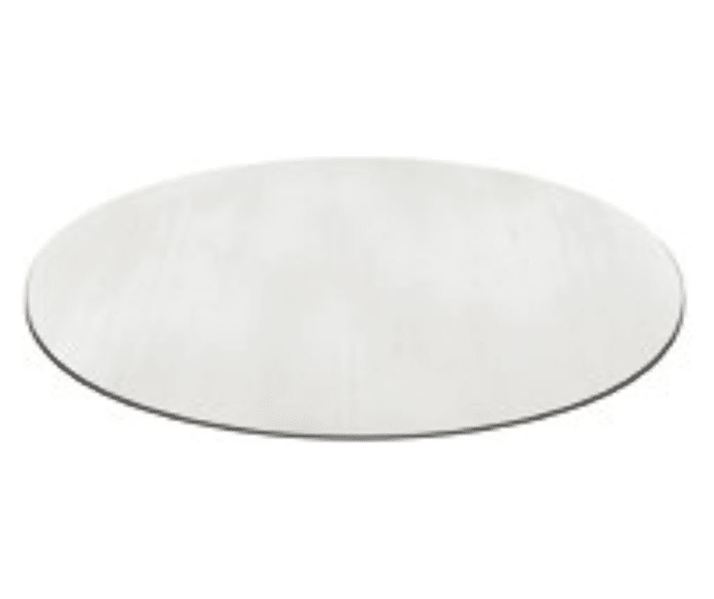 BLAT MASA MELAMINAT ROTUND -HORECA- - ALB , diametru 80 cm - 3