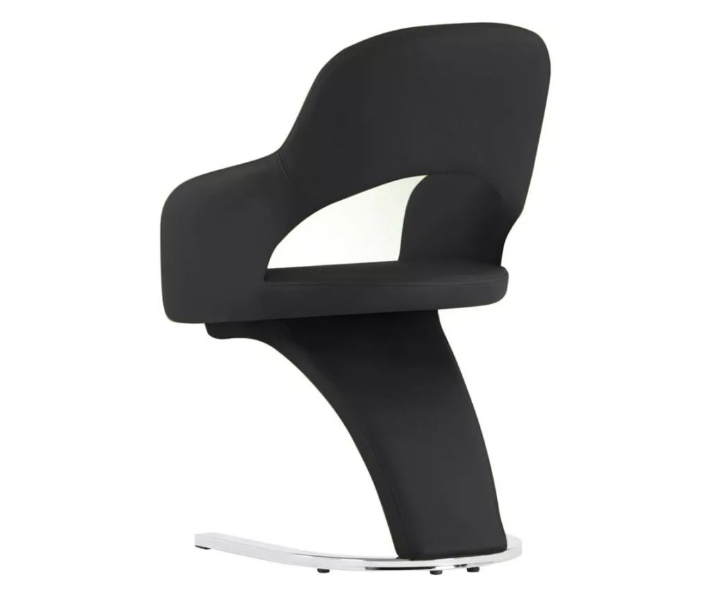 Scaun de sufragerie emma 2 buc, negru - 10