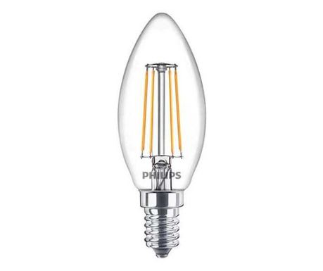 Philips LED filament žarnica sveča B35 E14 4.3W (40W) 470lm 2700K topla svetloba 929001889755