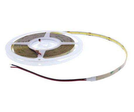 LED trak COB naravna svetloba 4000K 24V 302LED/m 10W/m IP20 5m Well
