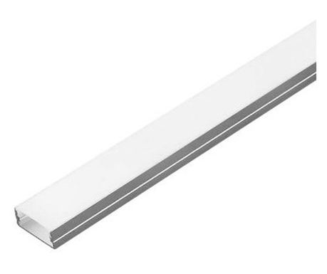 Προφίλ αλουμινίου για ταινία LED 2m 23.5 mm x 10 mm ματ V-TAC