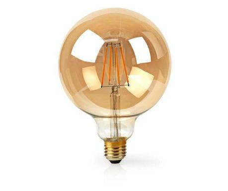 Žarnica Wi-Fi Smart LED z nitko Nedis E27 125mm 5W 500lm 2700K zlata