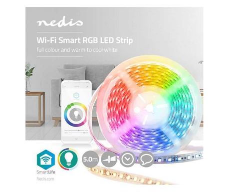 LED trak 5050 5m Smart Wi-Fi Nedis RGB 2700.6500 5m