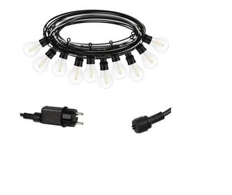 Vijenac s LED žaruljama, 220-240V, IP44, 6 cm, 4,65 m