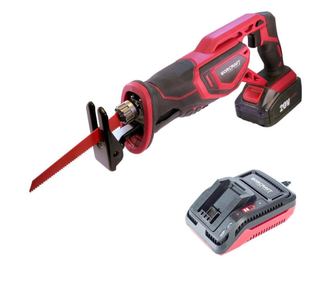 Szablyafűrész, 20V Li-ion, 2Ah akkumulátorral, töltővel, Worcraft