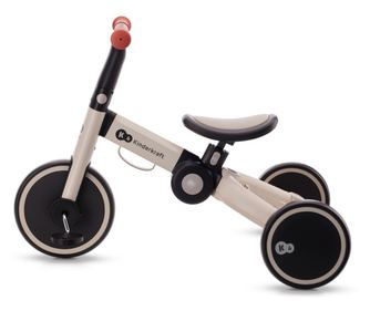 KINDERKRAFT 4TRIKE RAVNOTEŽNA KOLESA / TRICIKEL, SREBRNO SIVA