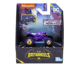 FISHER PRICE BATWHEELS KOVINSKI AVTOMOBIL BIBI MOTOCIKEL BATGIRL 1:55