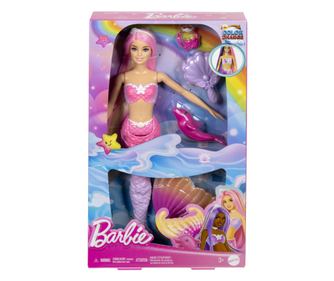 BARBIE COLOR CHANGE РУСАЛКА С РОЗОВА КОСА