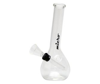 Bong Sticla Curbata "Micro", H 21 cm