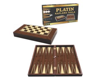 Backgammon játék, platánfából - STAR OKEY