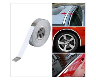 Rola folie crom pentru colantare bandouri sau ornamente auto 150 x 3cm