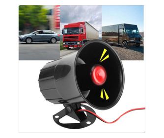 Sirena simpla cu 6 tonuri, alimentare 12V