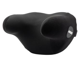 Podhlavník autosedačky, Premium Quality, černá barva, model CHS-06