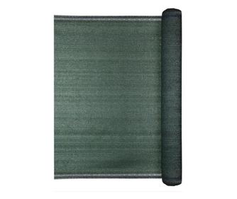 Árnyékoló háló, HDPE, 140 gsm, árnyékolási fok 85%, zöld, 25x1,5 m