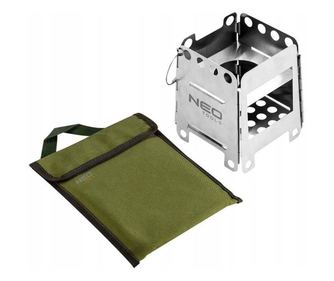 Cuptor pentru camping, cu husa, model Survival, inox, 11.5/12.8x16 cm, NEO