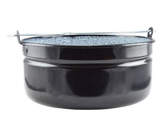 Zománcozott bogrács fogantyúval, fazék típusú, 14 L, Perfect Home