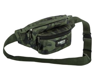 Borseta turistica/calatorie, model Survival, camuflaj, 4 buzunare, curea reglabila, 26x16 cm, NEO 