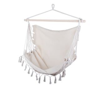 Hamac tip scaun, Verk Group, bej, max 120 kg, 90x90 cm