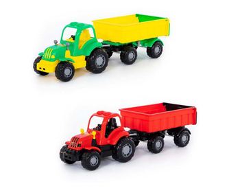 Traktor cu remorca - Hardy, 44x13x14 cm, Polesie