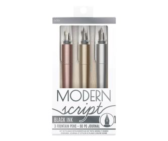 Modern Script toll és notebook készlet - 4 db-os készlet