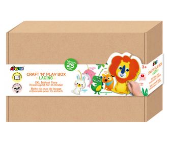 Creative XXL varrókészlet cipőfűző technikával - Craft N Play Box