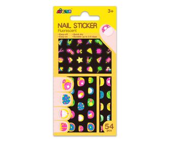 Stickere pentru unghii fosforescente - Cookie