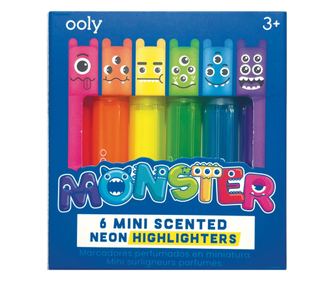 Mini illatos tollak - Szörnyek - 6 db-os készlet